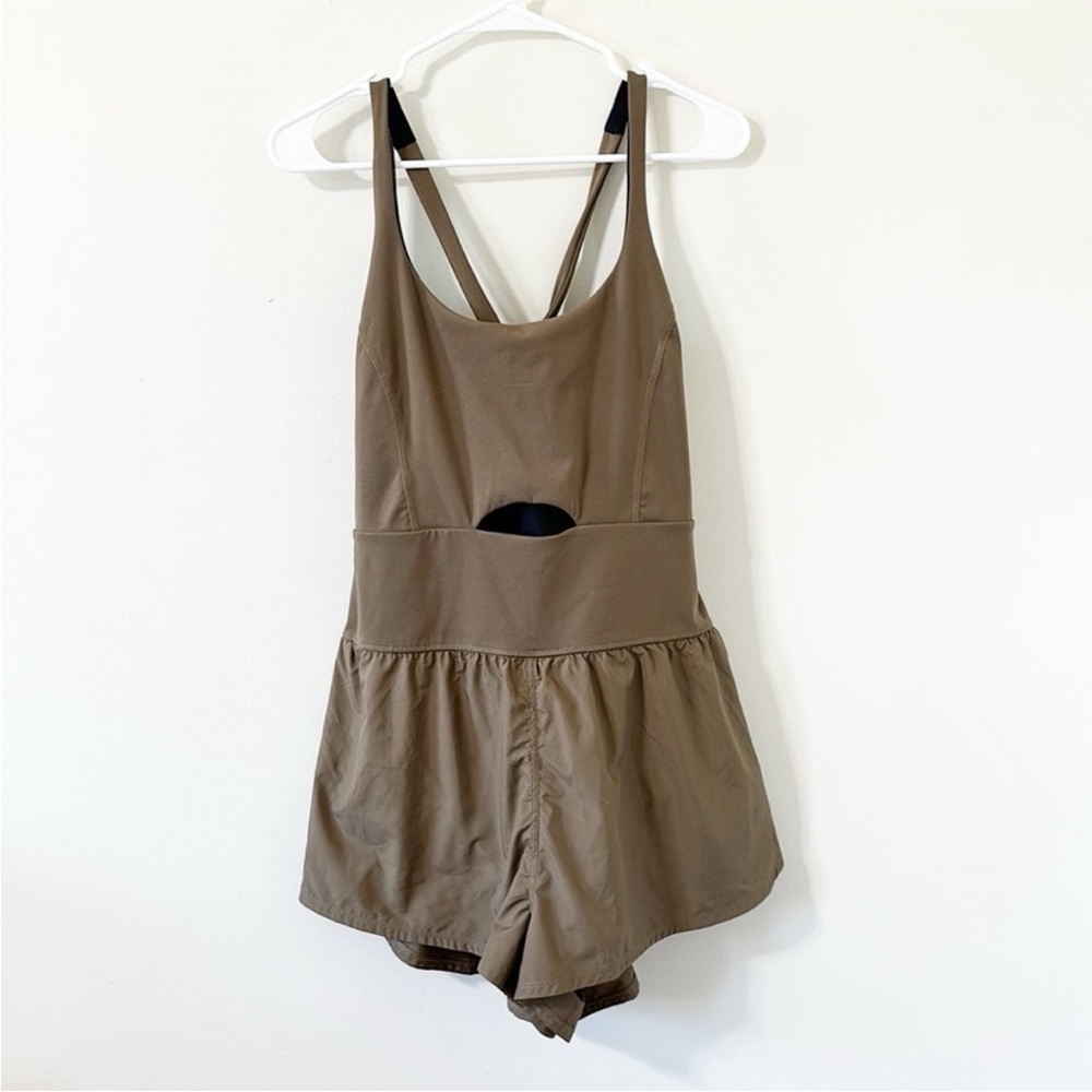 Free people movement Brown Athletic Romper